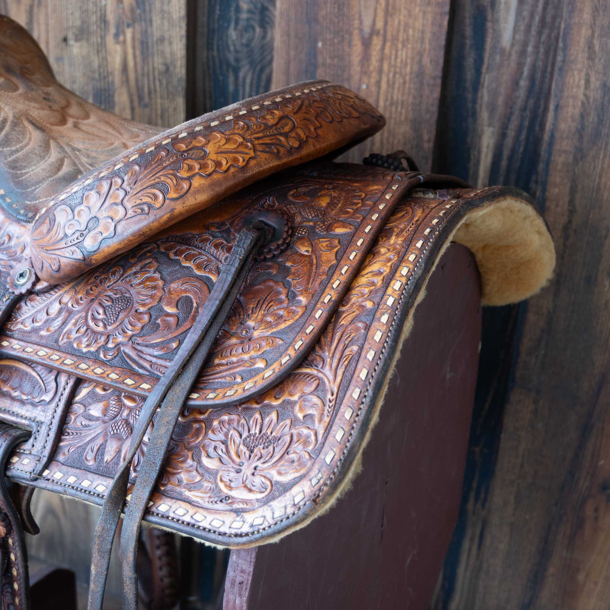 Vintage Texas Ranch Saddle - Image 4