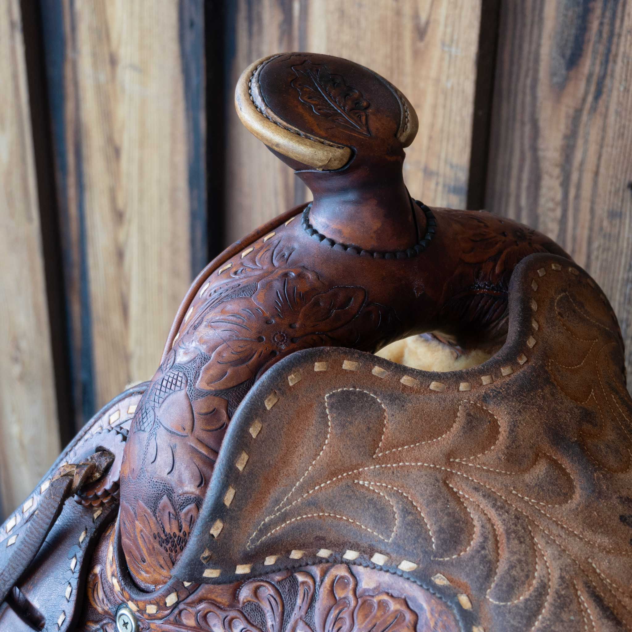 Vintage Texas Ranch Saddle - Image 5