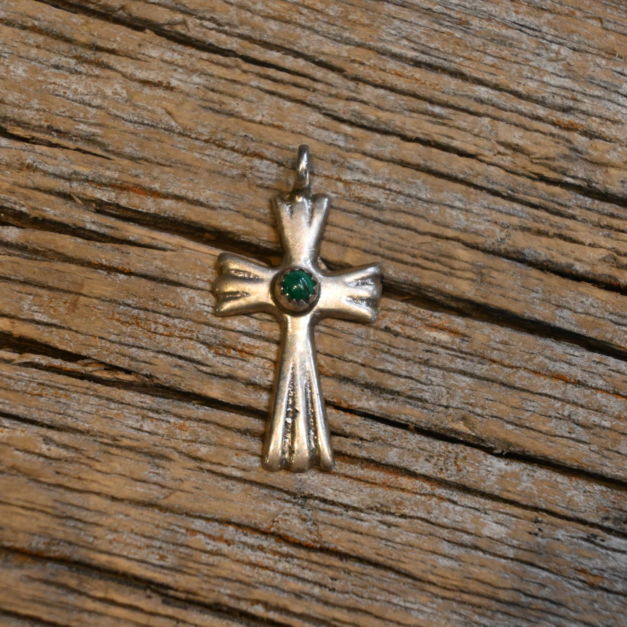 Vintage Sterling Silver Cross Pendant