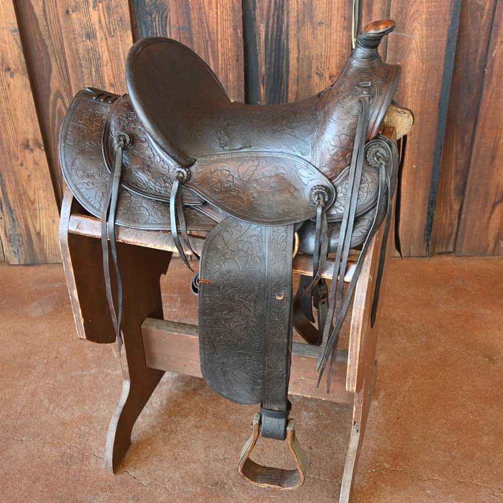 1800's Visalia Vintage Stock Saddle
