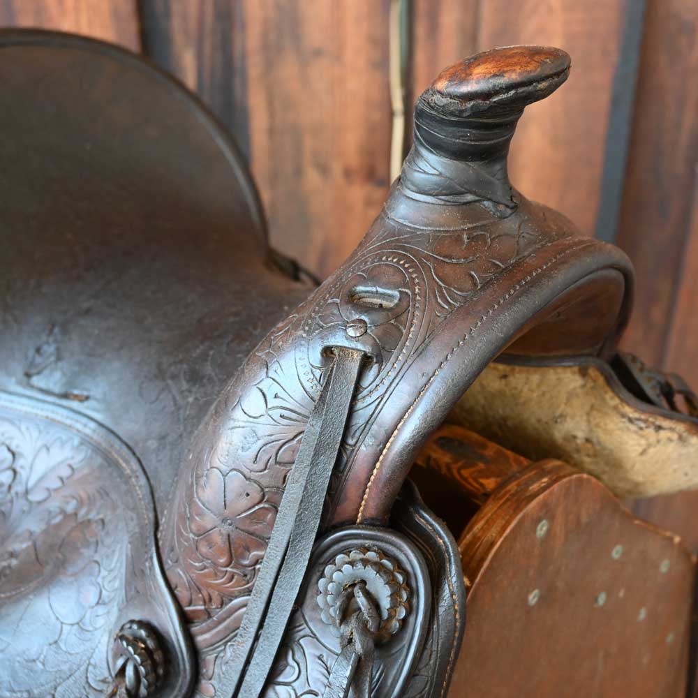 1800's Visalia Vintage Stock Saddle - Image 2