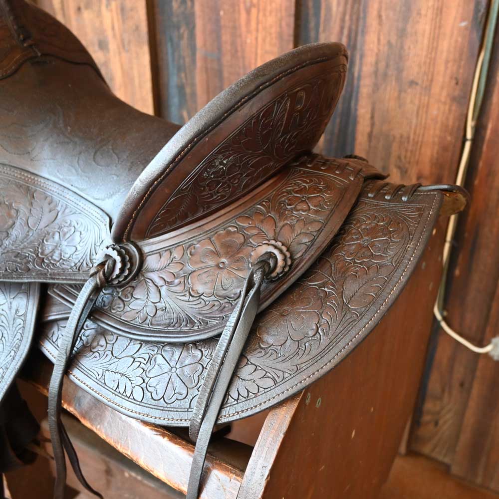 1800's Visalia Vintage Stock Saddle - Image 4