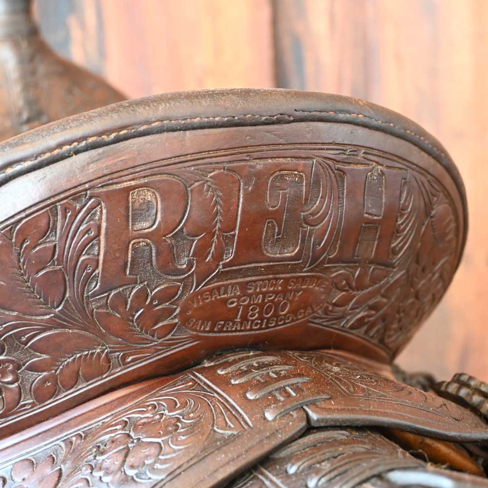 1800's Visalia Vintage Stock Saddle - Image 5
