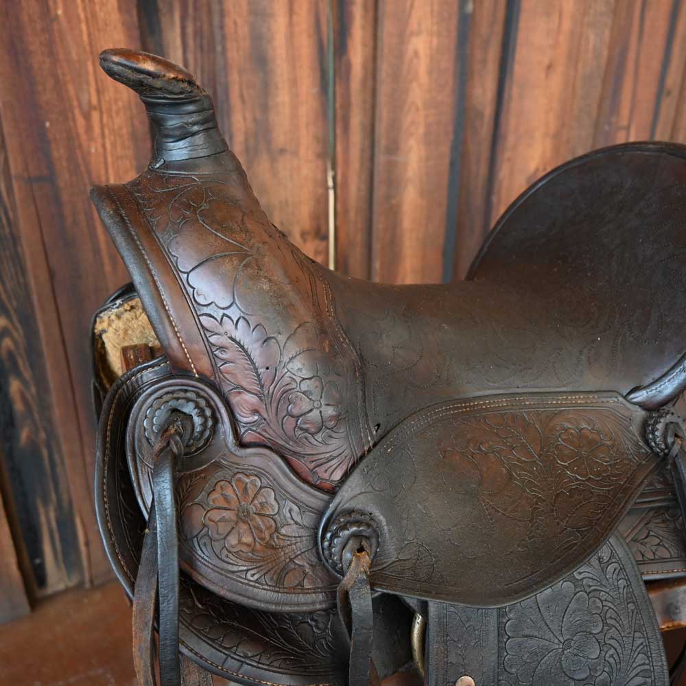 1800's Visalia Vintage Stock Saddle - Image 6