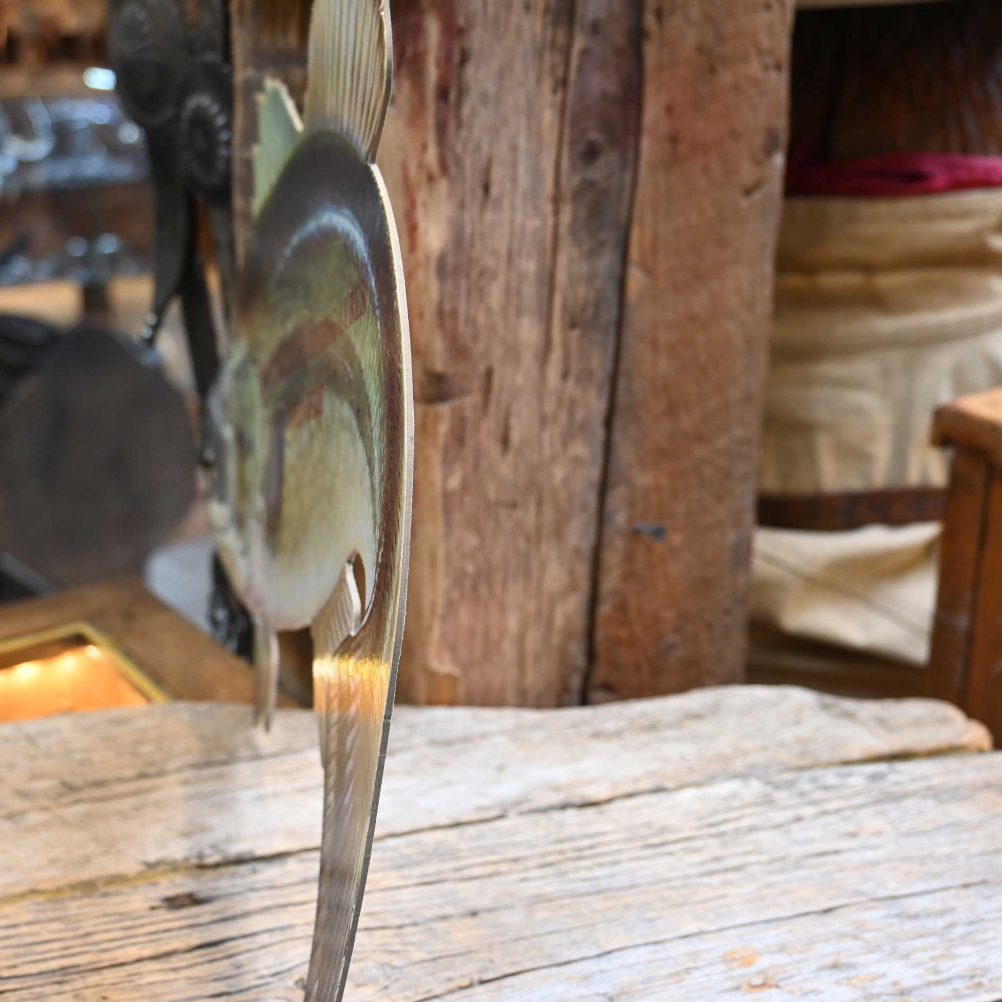 Vintage Winchester Fishing Lures Die-cut Bass Fish Advertisement, 1920’s - Image 3