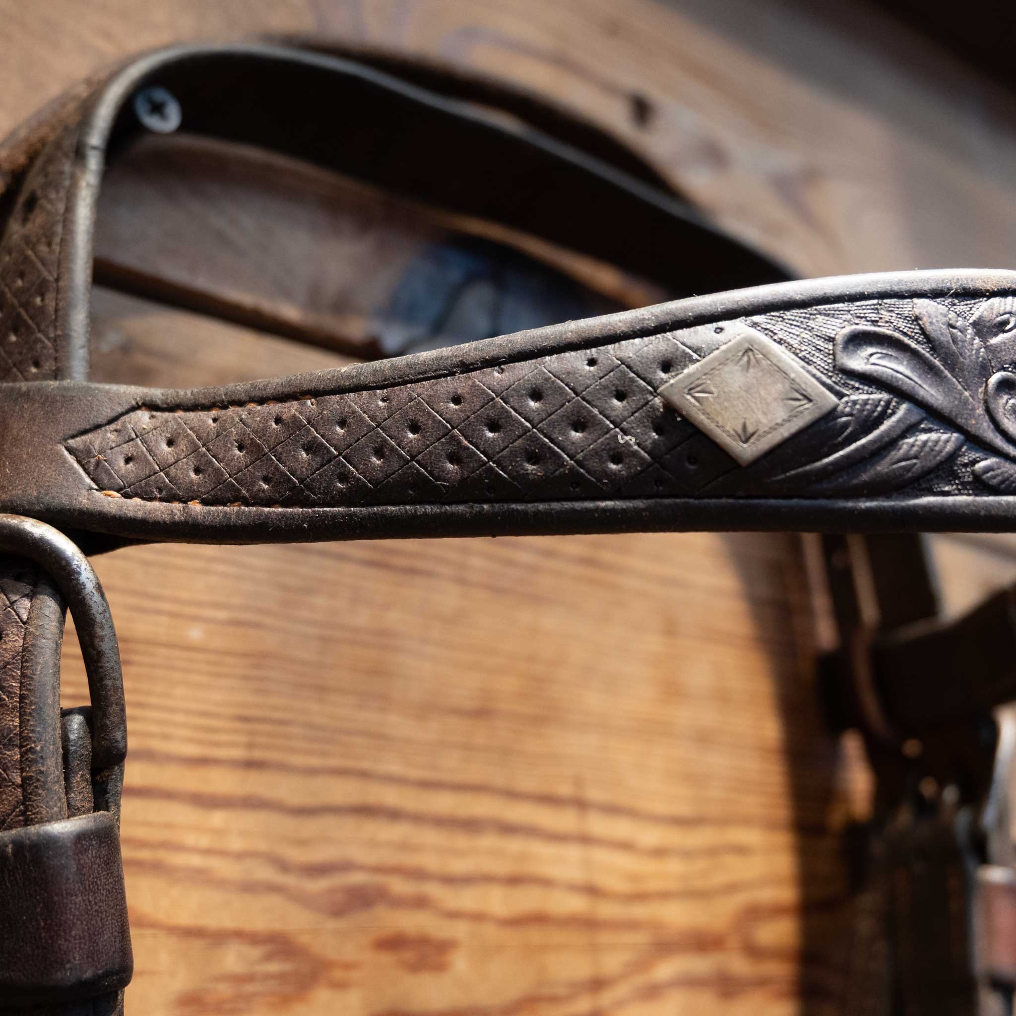 Beurman Diamond Concho Ported Bit Bridle Rig - Image 5