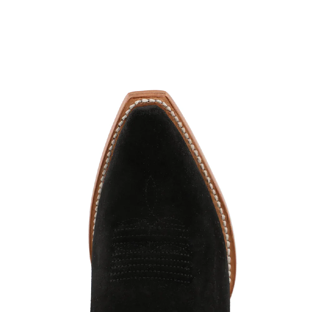 Black Star Addison Suede Boot - Black - Image 2