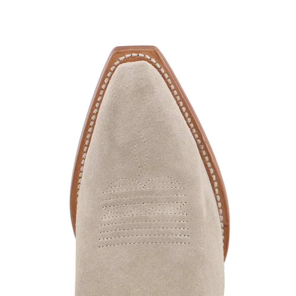 Black Star Addison Suede Boot - Taupe - Image 4