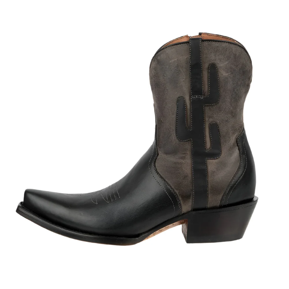 Lucchese April Prickly Plant Boot - Black