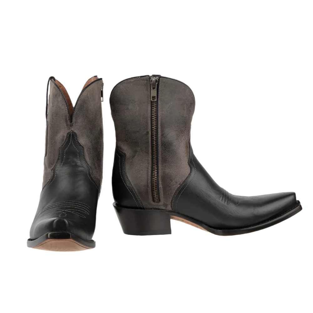 Lucchese April Prickly Plant Boot - Black - Image 2