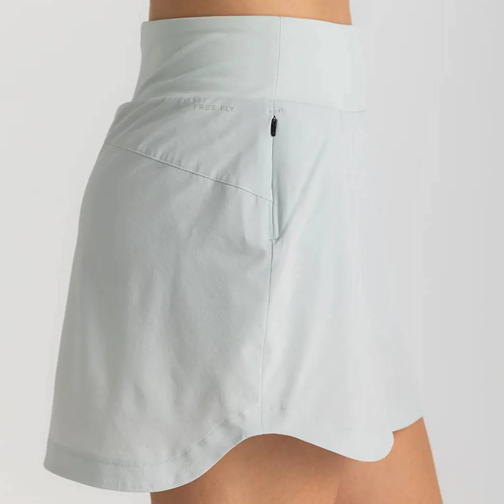 Free Fly Women's Bamboo-Lined Active Breeze Skort - Sky Gray - FINAL SALE - Image 3