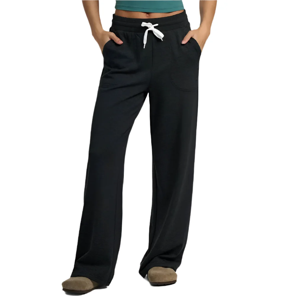 Free Fly Women's Bamboo Wide Leg Pant - Heather Black