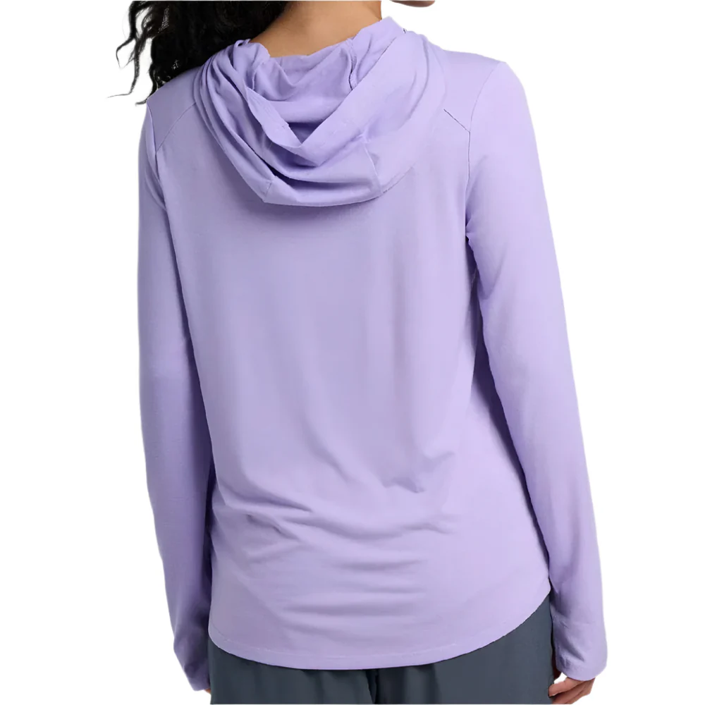 Free Fly Women's Bamboo Shade Hoodie II - Bright Lavender - Image 2