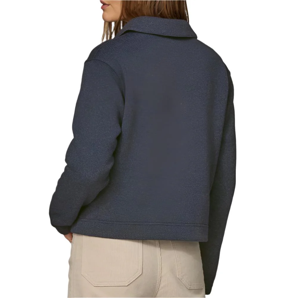 Patagonia Women's Better Sweater Zippered Chore Jacket - Pitch Blue - Image 2