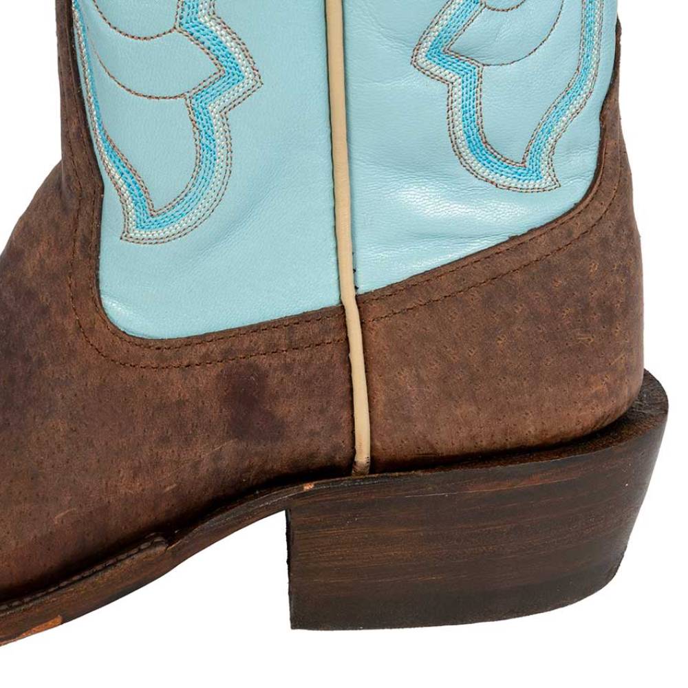 Rios of Mercedes Women's June Blue Kidskin Boot - Image 2