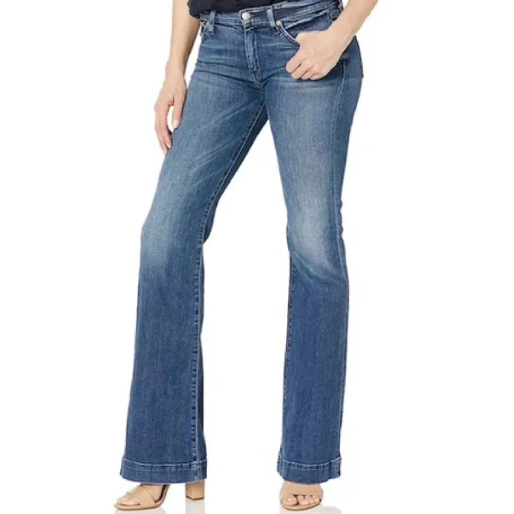 7 For All Mankind Dojo Trouser - Lake Blue - Image 2