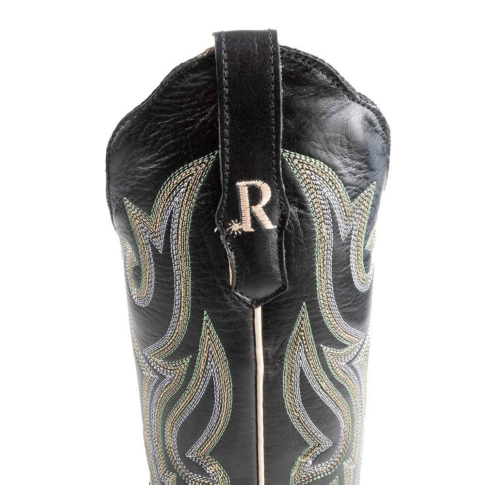 R. Watson Women's Ebony Calf Square Toe Boot - Image 3