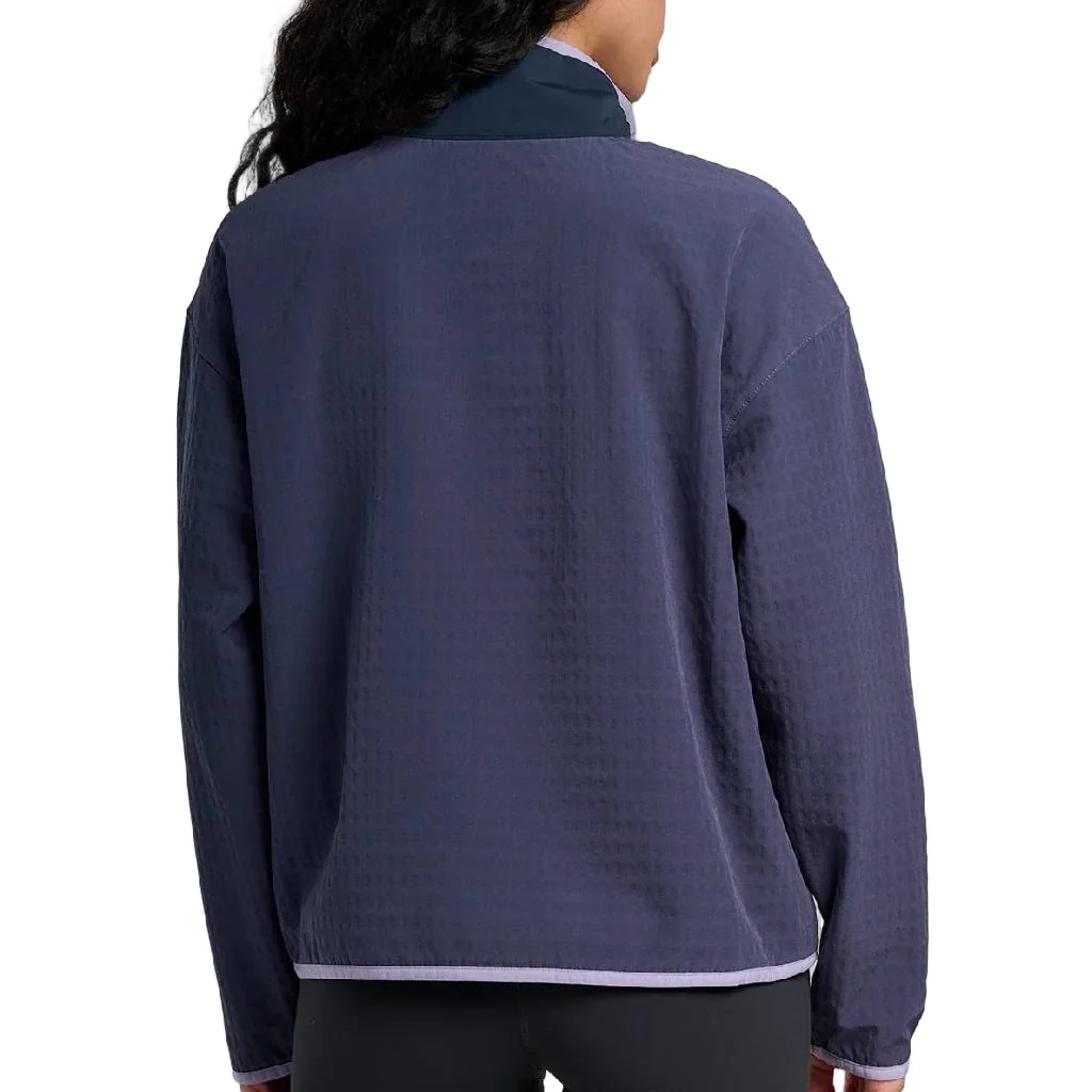 Free Fly Women's Gridback Fleece Snap Pullover - Dusk - Image 2