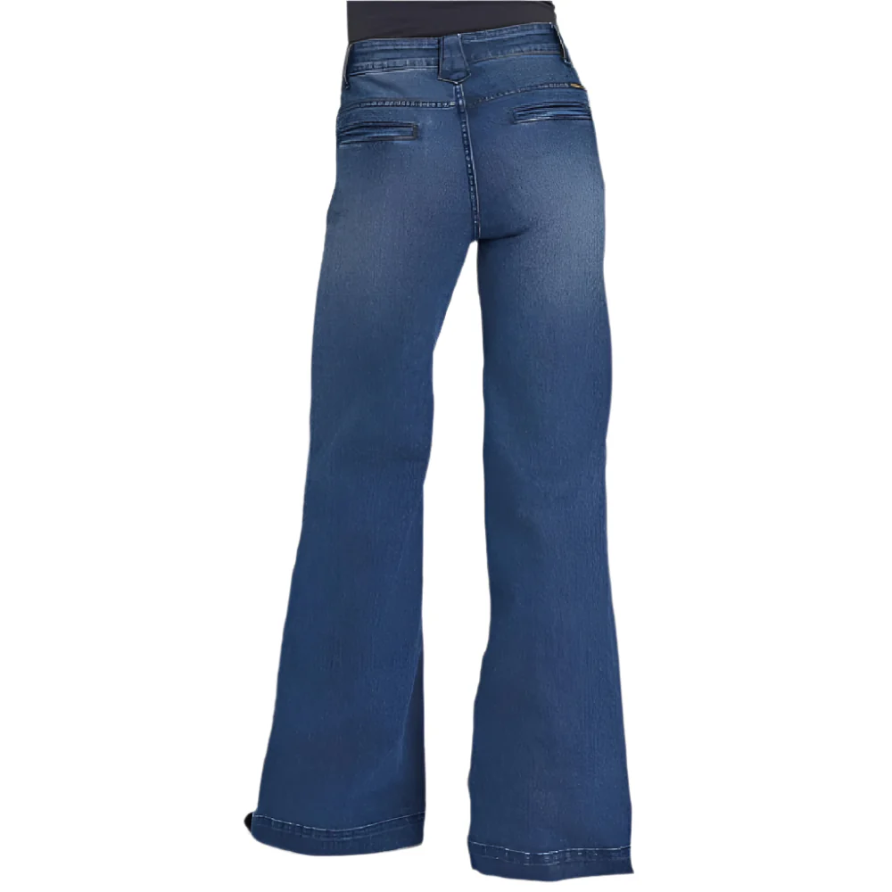 Stetson Women's 751 High Rise Wide Leg Trouser