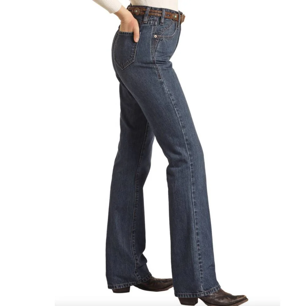 Rock & Roll Denim Women's High Rise Bootcut Jean - FINAL SALE - Image 2