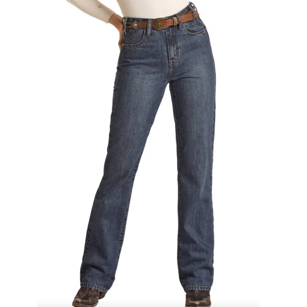 Rock & Roll Denim Women's High Rise Bootcut Jean - FINAL SALE - Image 3
