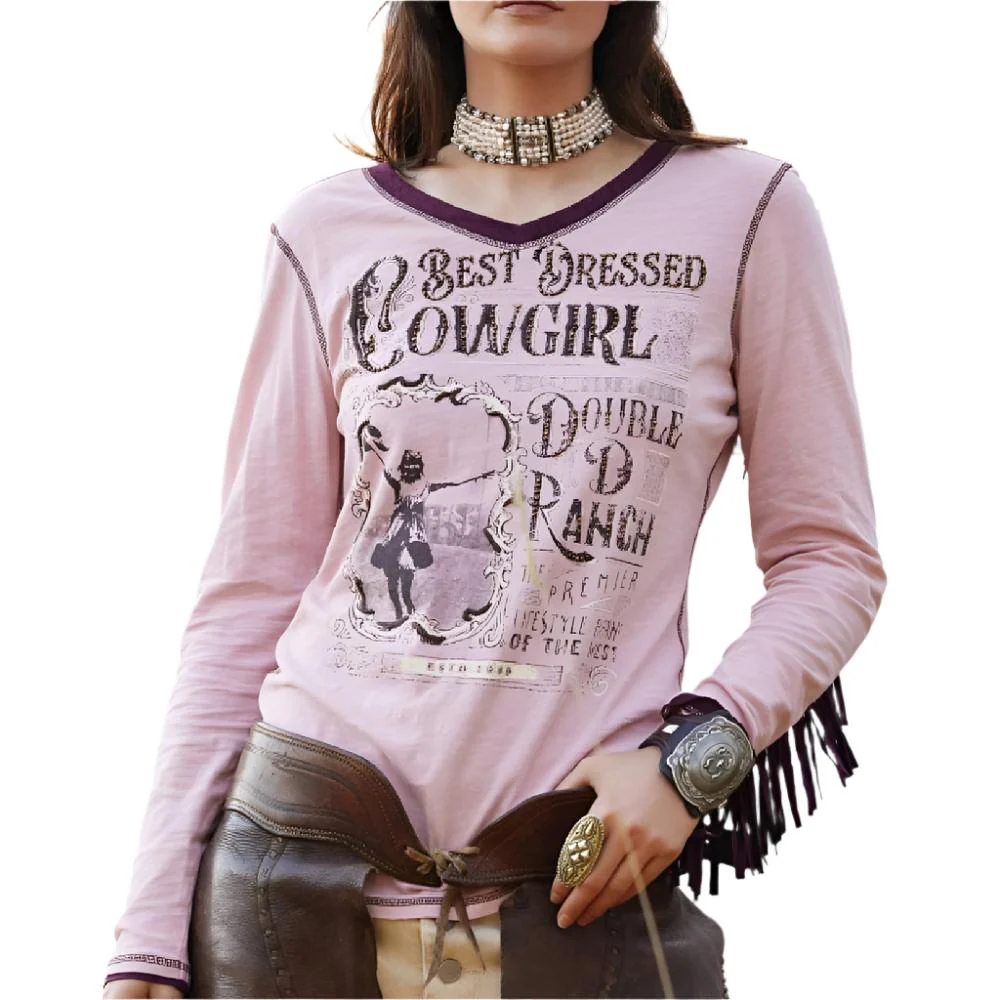 Double D Ranch Best Dressed Cowgirl Tee - FINAL SALE - Image 3