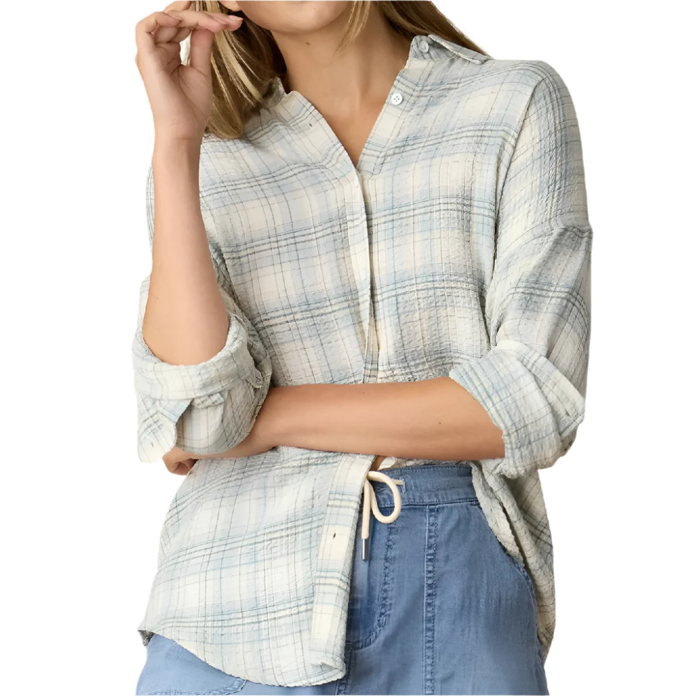 Flag & Anthem Women's Leetonia Boyfriend Shirt - FINAL SALE