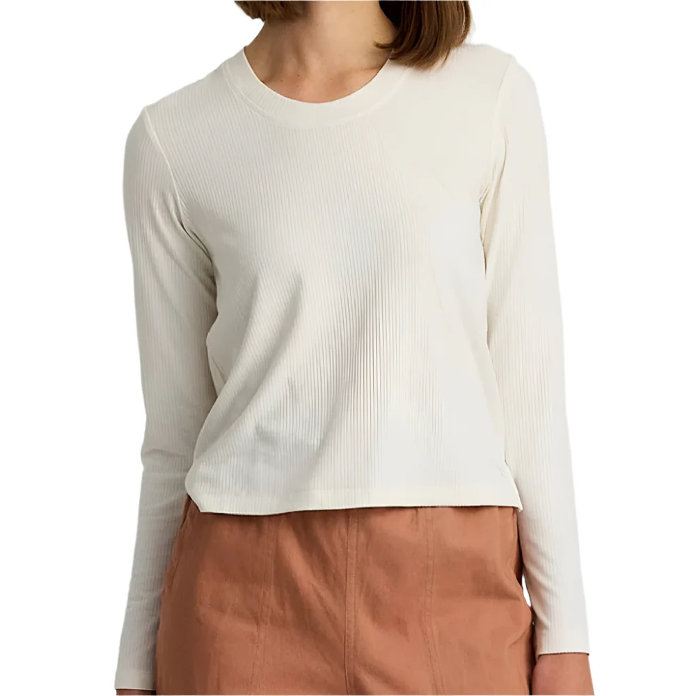 Free Fly Women's Sea Salt Ribbed Bamboo Top
