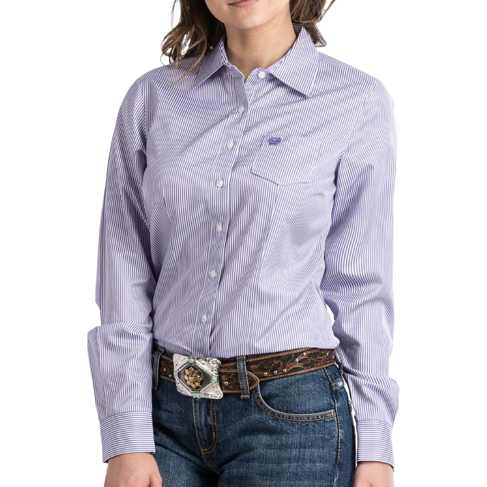 Cinch Women's Stripe Button Shirt