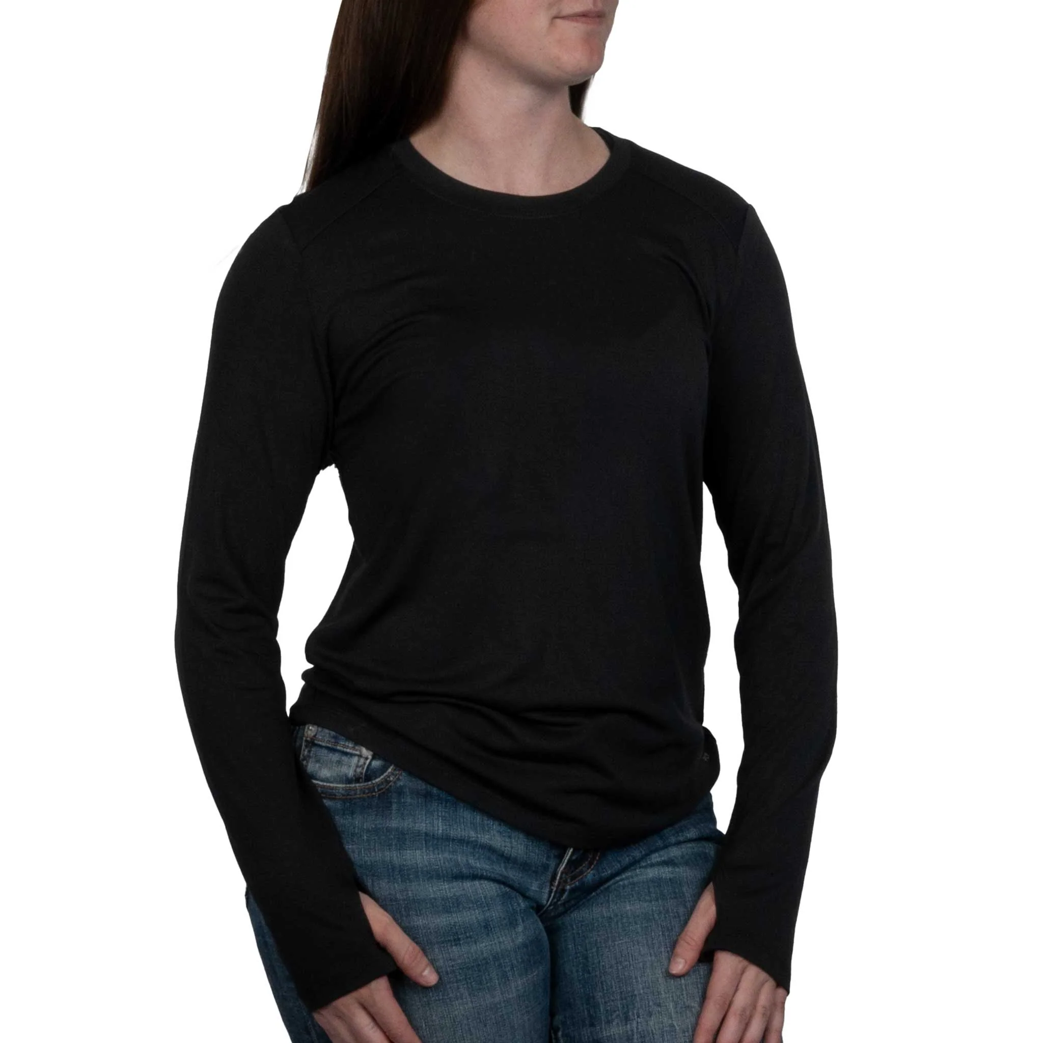 Free Fly Women's Bamboo Shade II Top - Black - Image 2