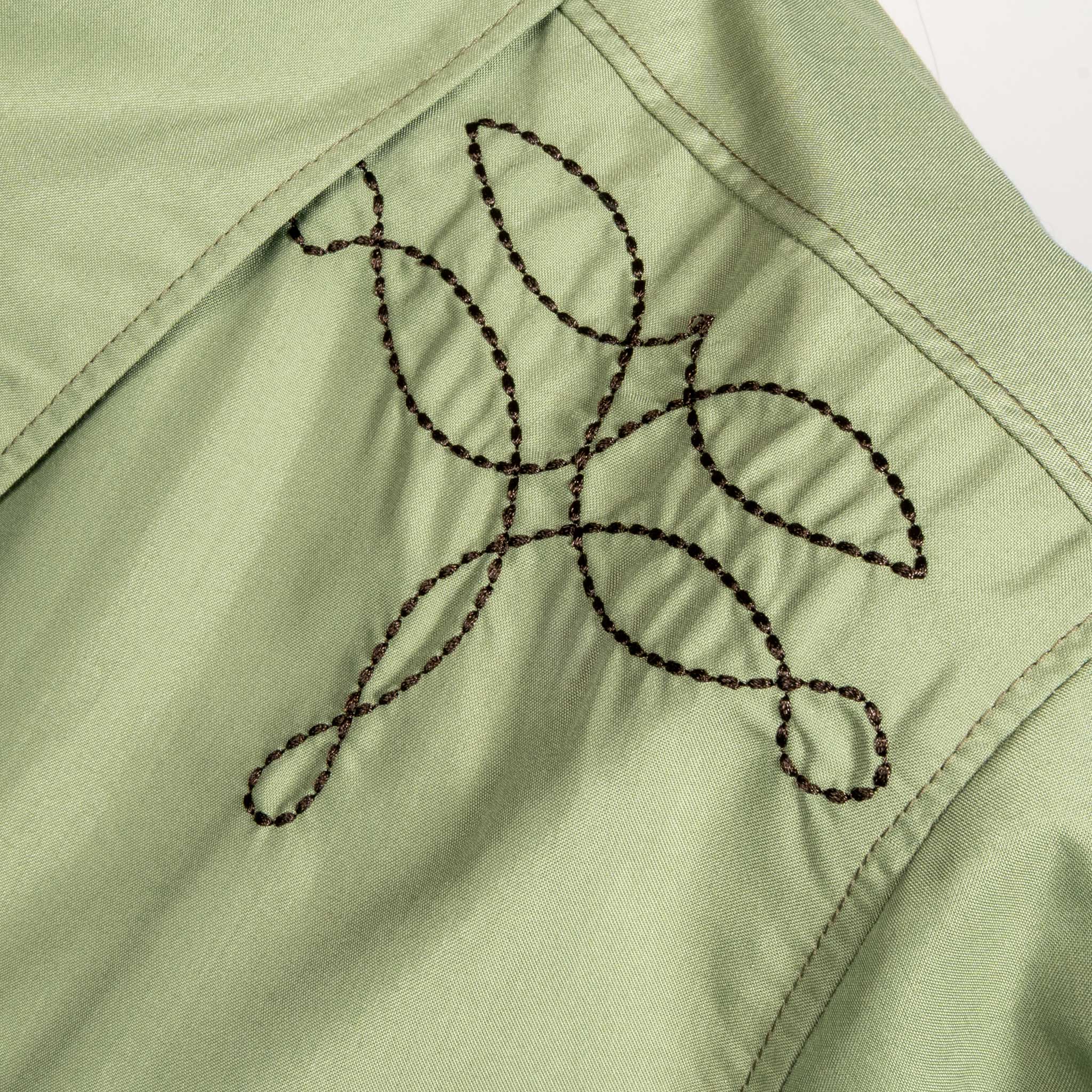 Cruel Denim Women's Green Pearl Snap Shirt - Image 4