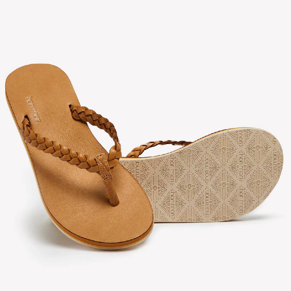 Hari Mari Women's Meadows Braided Flip Flop - Hazelnut - Image 2
