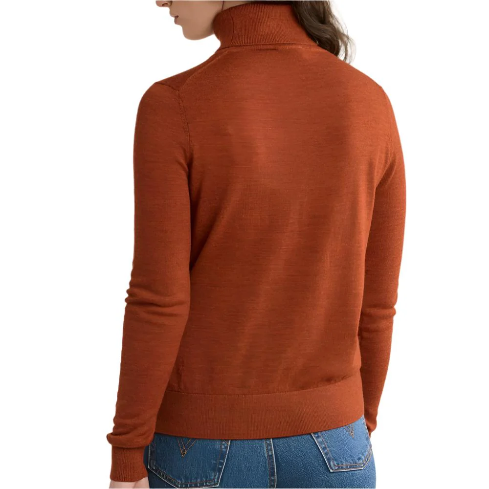Pendleton Women's Merino Turtleneck - Arabian Spice Heather - Image 2