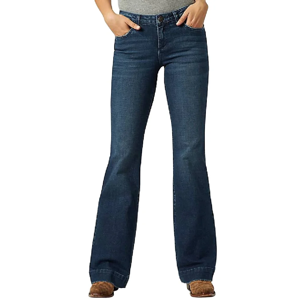 Wrangler Women's Mid-Rise Wide Leg Trouser - Image 2