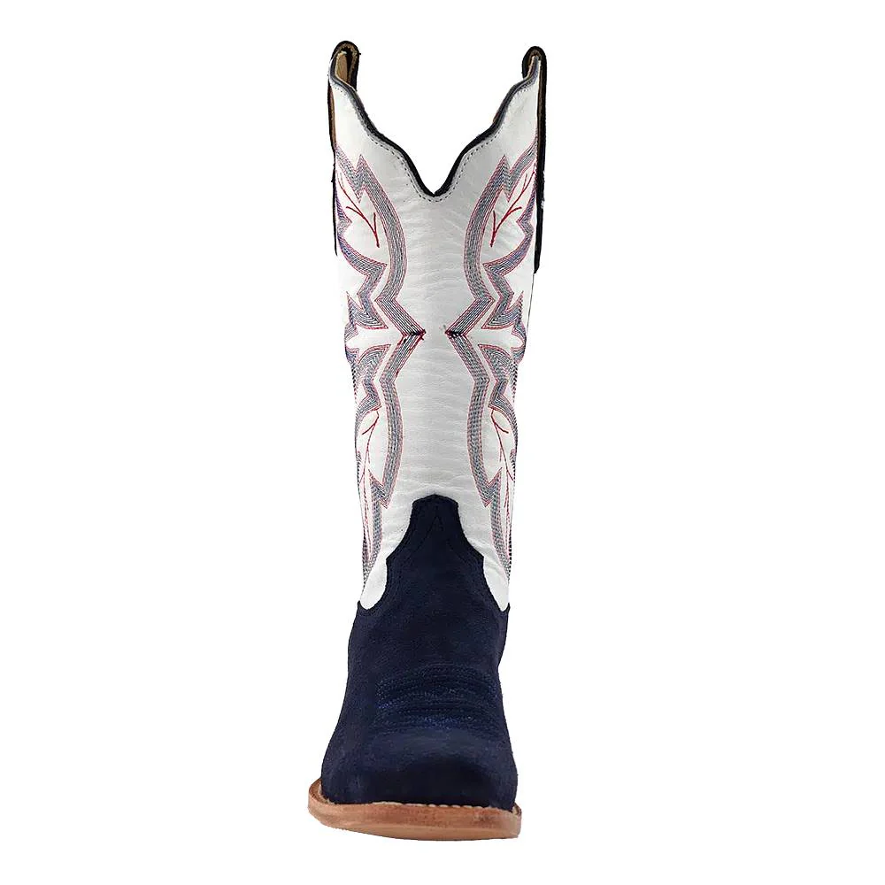 R. Watson Women's Midnight Roughout Cutter Toe Boots - Image 2