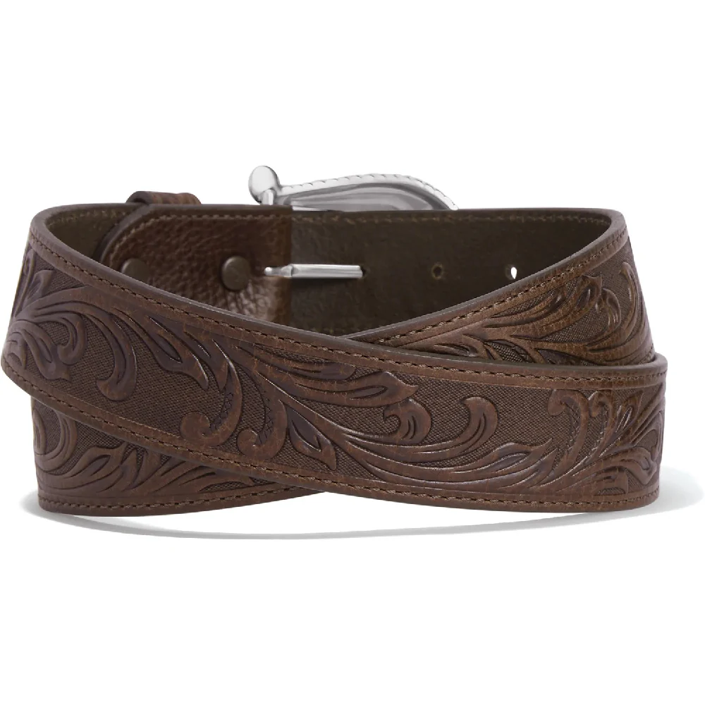Justin Women's Paris Vine Tooled Leather - Chocolate Brown - Image 2