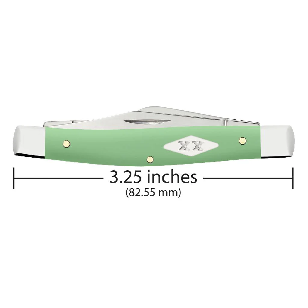 Case Mint Green Synthetic Smooth Medium Stockman - Image 2
