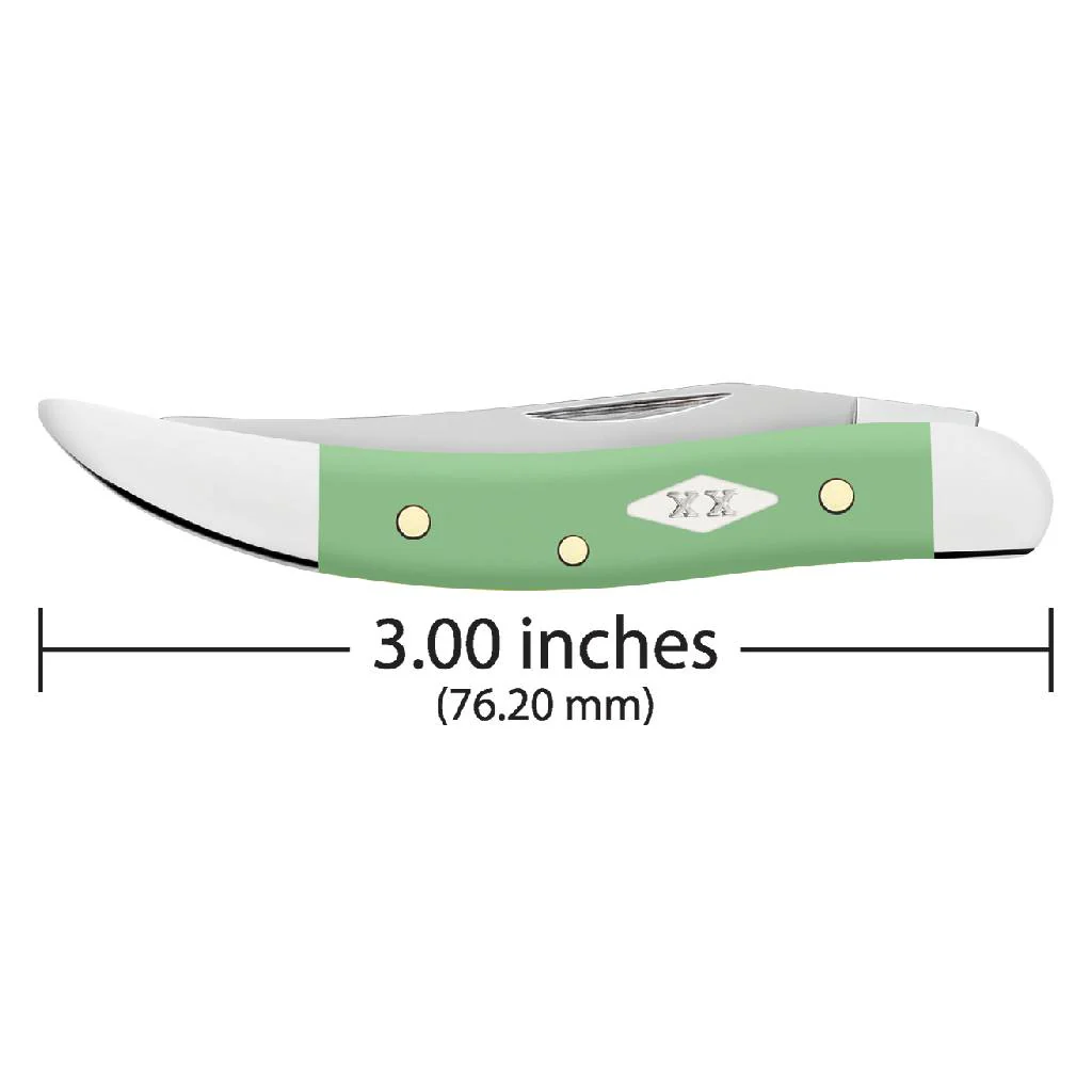 Case Mint Green Synthetic Smooth Small Toothpick - Image 2