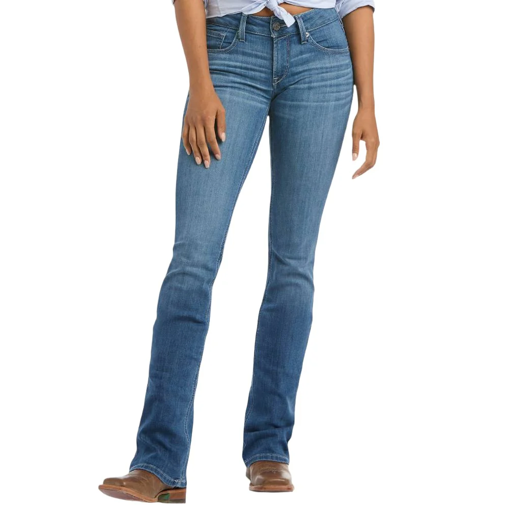 Ariat Women's R.E.A.L Patricia Mid Rise Jean - Image 2