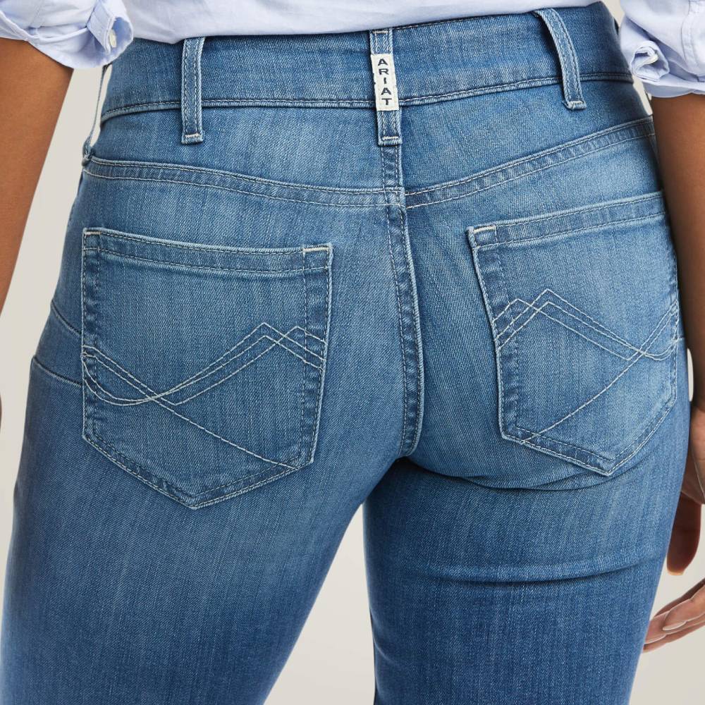 Ariat Women's R.E.A.L Patricia Mid Rise Jean - Image 4