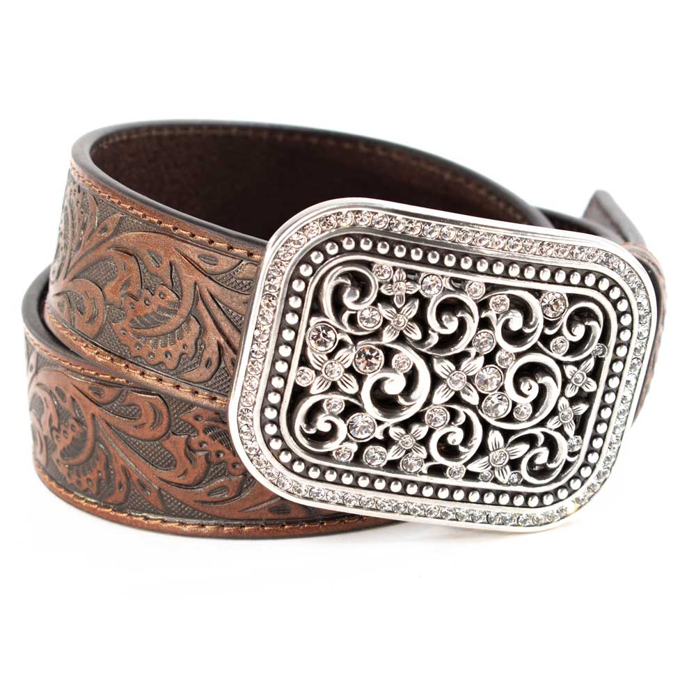 Ariat Women's Rhinestone Filigree Belt