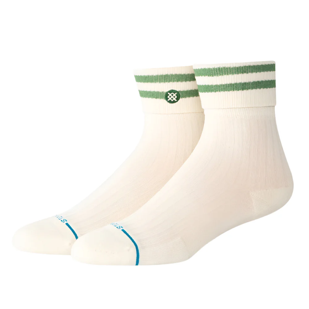 Stance Women's Quarter Crew Socks - Green