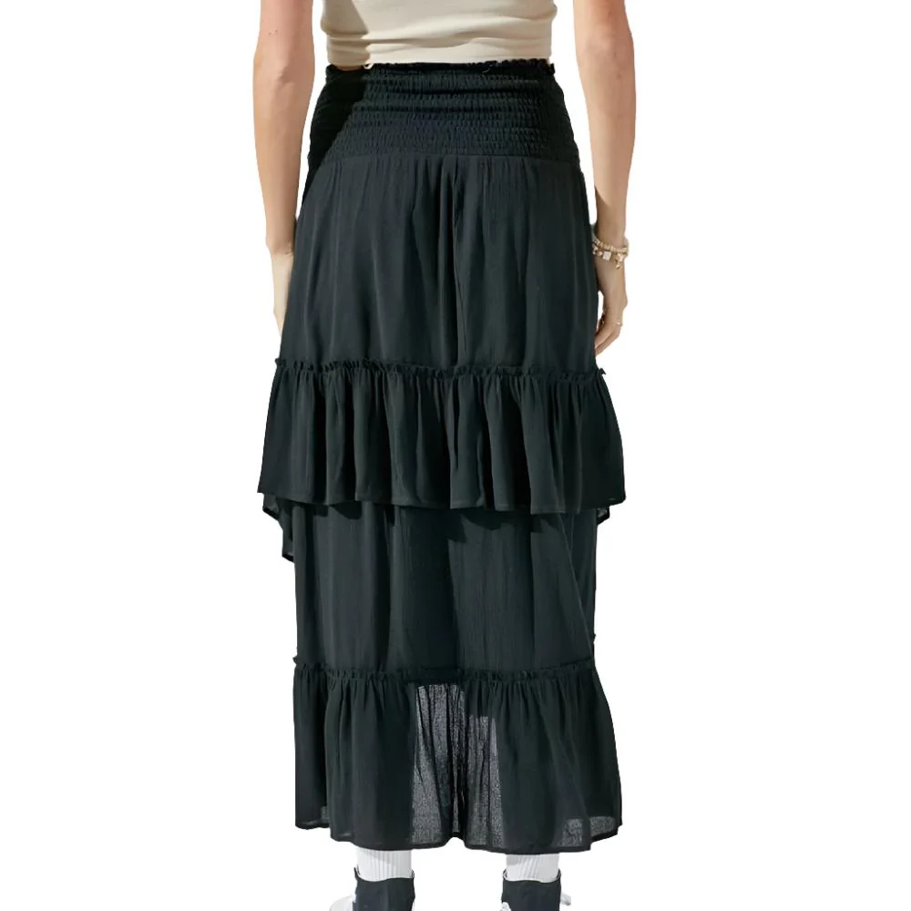 Day + Moon Smocked Convertible Midi Skirt - Image 2