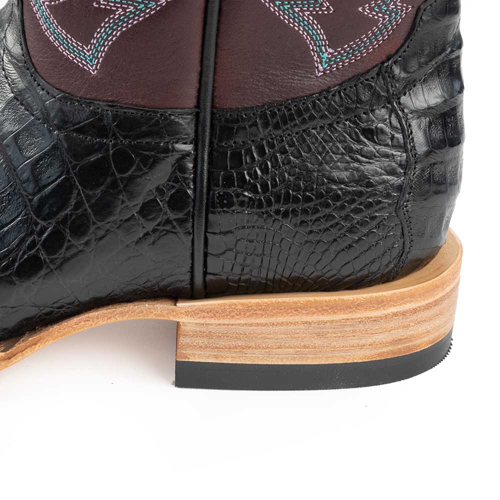 Macie Bean Black Caimen Belly Boot - Image 3