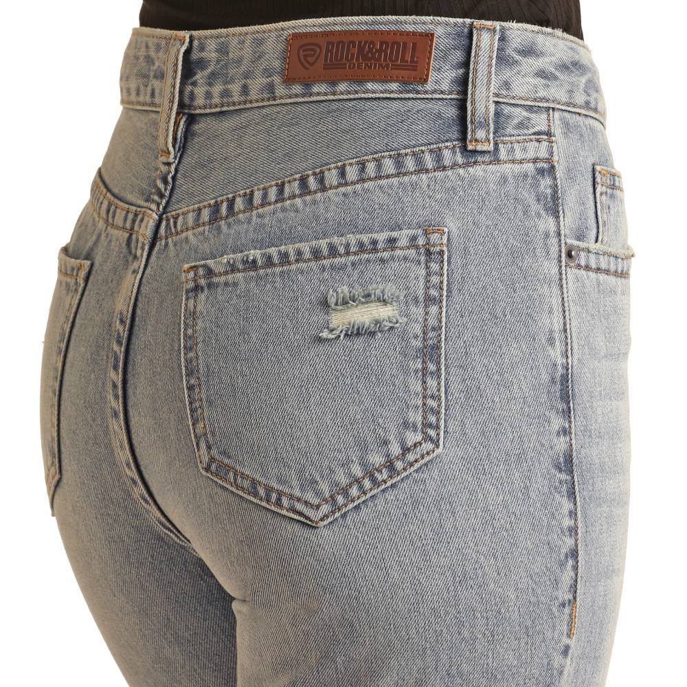 Rock & Roll Denim Women's Straight Cropped Jean - FINAL SALE - Image 4