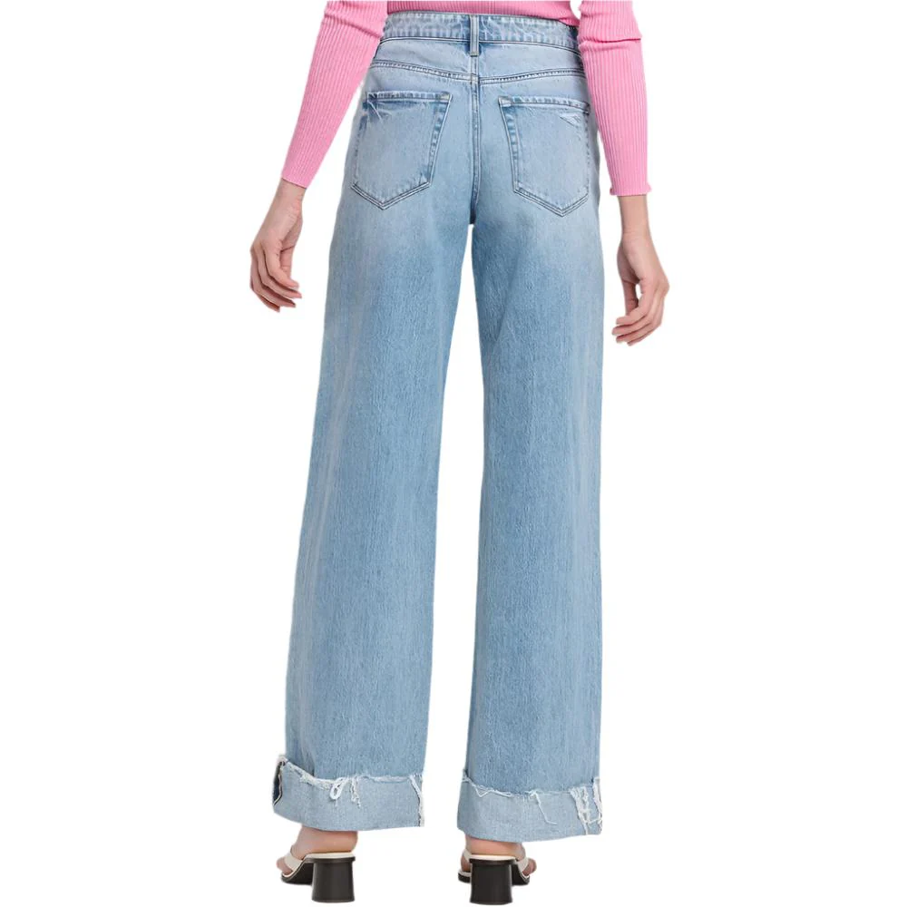 High Rise Cuffed Baggy Jean