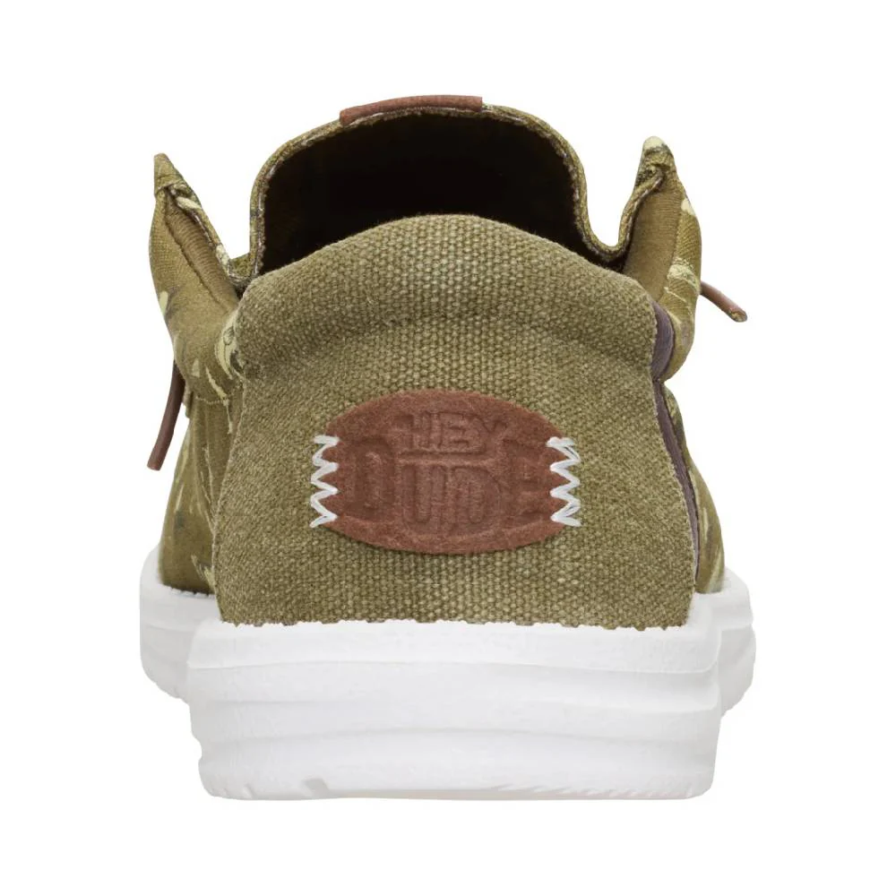 Hey Dude Wally - Bass Burnt Olive/Dark Olive - Image 2