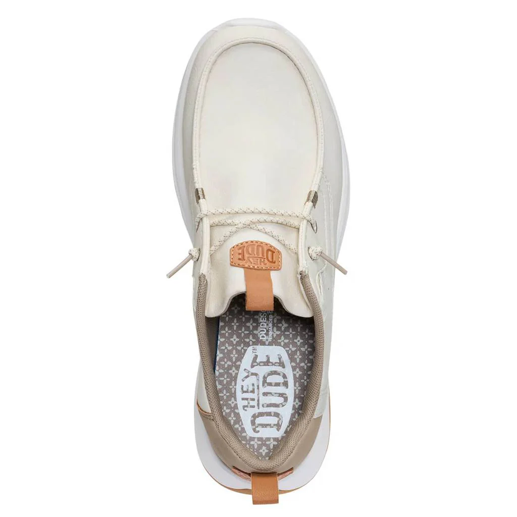 Hey Dude Wally Drift Classic - Silver Birch/White - Image 4