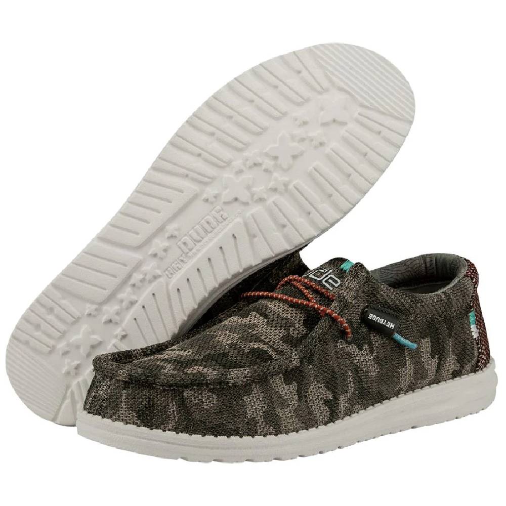Hey Dude Wally Sox - Camo Olivine - Image 5