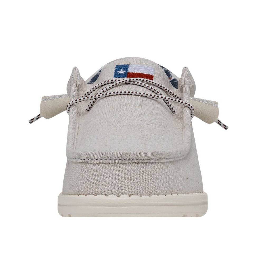 Hey Dude Wally Texas Canvas - Off White - Image 2